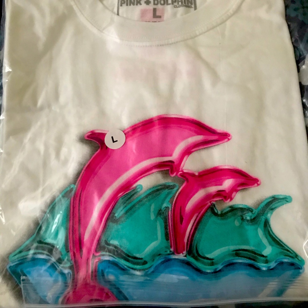 Pink dolphin shirt